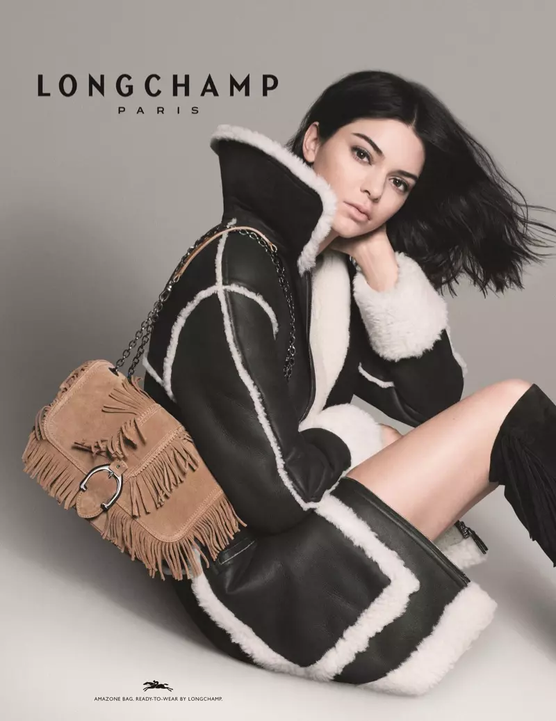 Kendall Jenner è la protagonista della campagna autunno-inverno 2018 di Longchamp