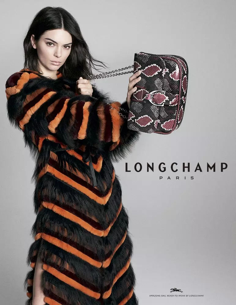 Longchamp rekrutterer Kendall Jenner til efterår-vinter 2018-kampagne