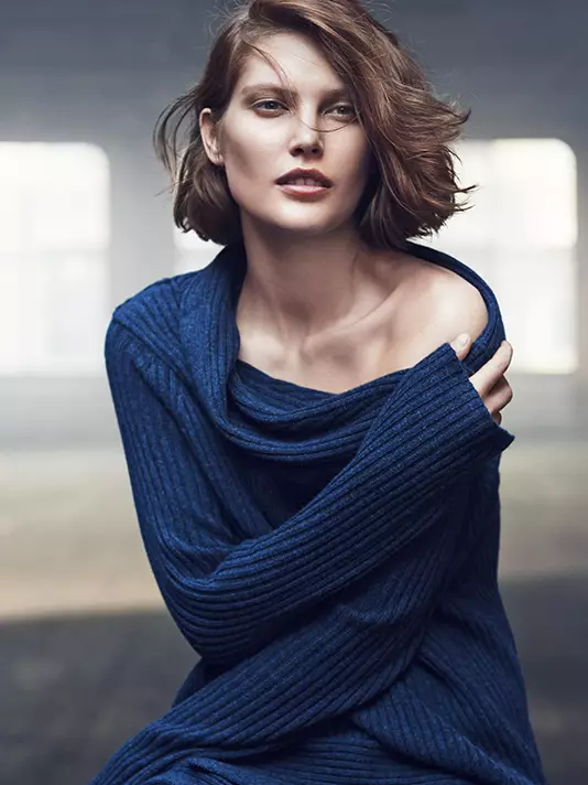 Catherine McNeil Cozies Up for Donna Karan Resort 2014 Campaign + Cashmere Mailer