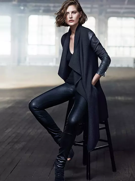 Catherine McNeil Cozies Up for Donna Karan Resort 2014 Fushata + Mailer lesh kashmiri