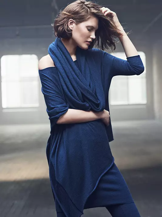 Catherine McNeil Cozies Up for Donna Karan Resort 2014 Campaign + Cashmere Mailer