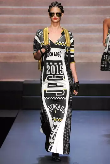 Jean Paul Gaultier Spring 2015: ការលាគ្នាដើម្បីត្រៀមខ្លួនរួចជាស្រេច