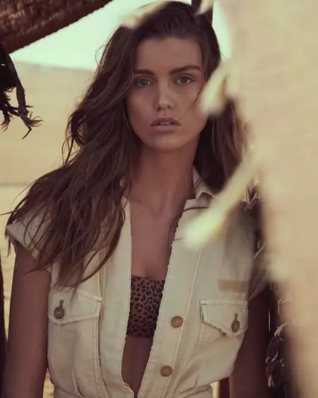 Luna Bijl modellek Safari elegáns stílusok szabad emberek számára