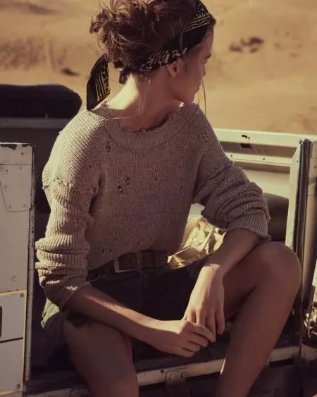 Luna Bijl Models Safari Chic Styles pour Free People