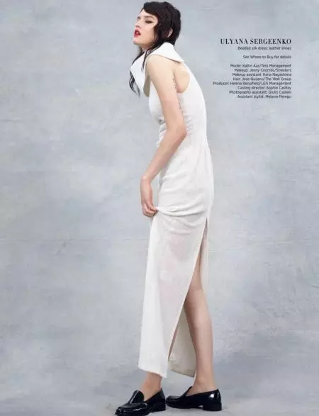 Katlina Aas modeles Elegant Haute Couture meklē Harper's Bazaar Singapore