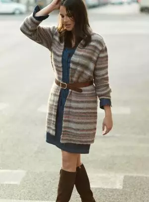 Si Candice Huffine Nagsuot ug Chic Looks para sa Violeta sa Mango Fall Catalog