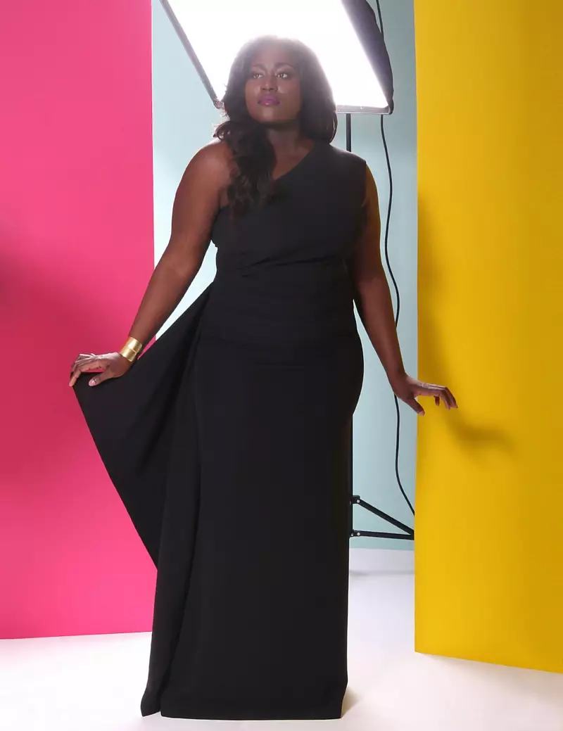 Lane Bryant x Christian Siriano Maxi Dress One-Spalla