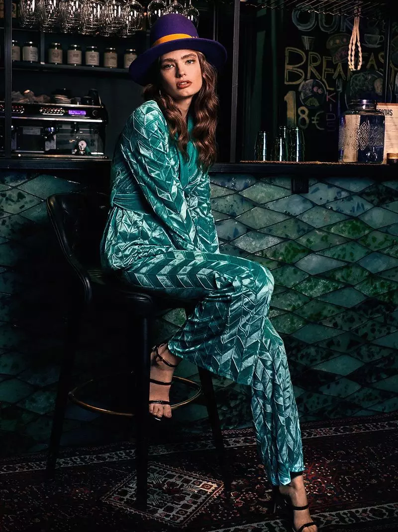 Anna Mila Guyenz Embraces Night Out Dresses por ELLE Serbio