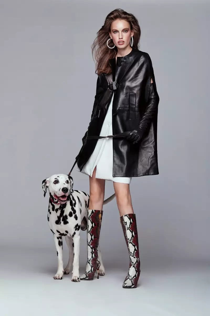 Si Laura Sorensen Poses Uban sa Stylish Dogs para sa ELLE Serbia