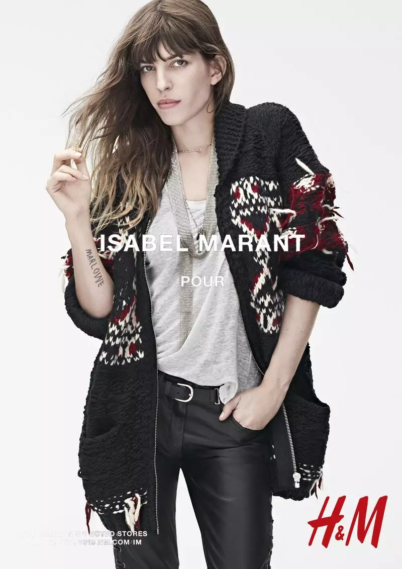 Isabel Marant para sa H&M Campaign kasama sina Daria Werbowy, Milla Jovovich, Alek Wek + Higit pa