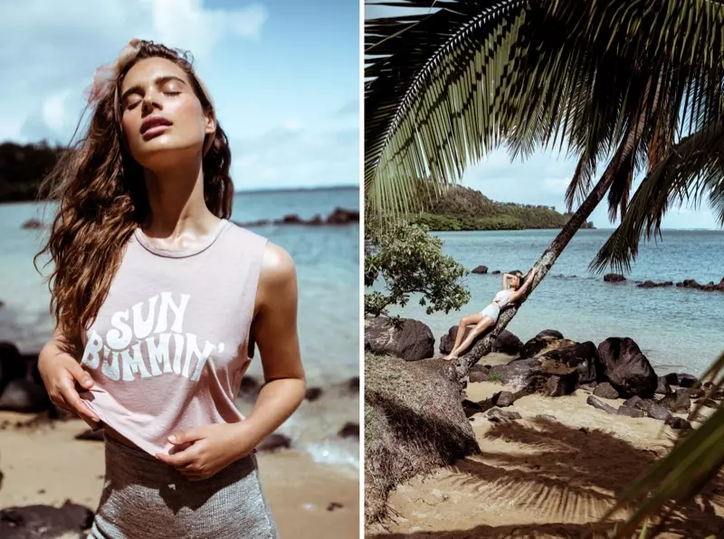 Lise Bjørgen Olsen Mate the Label's summer 2016 lookbook හි රඟපායි