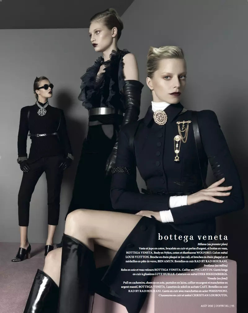 Jonathan Segade Lenses the Best of the Fall Collections for L’Officiel Paris August 2012