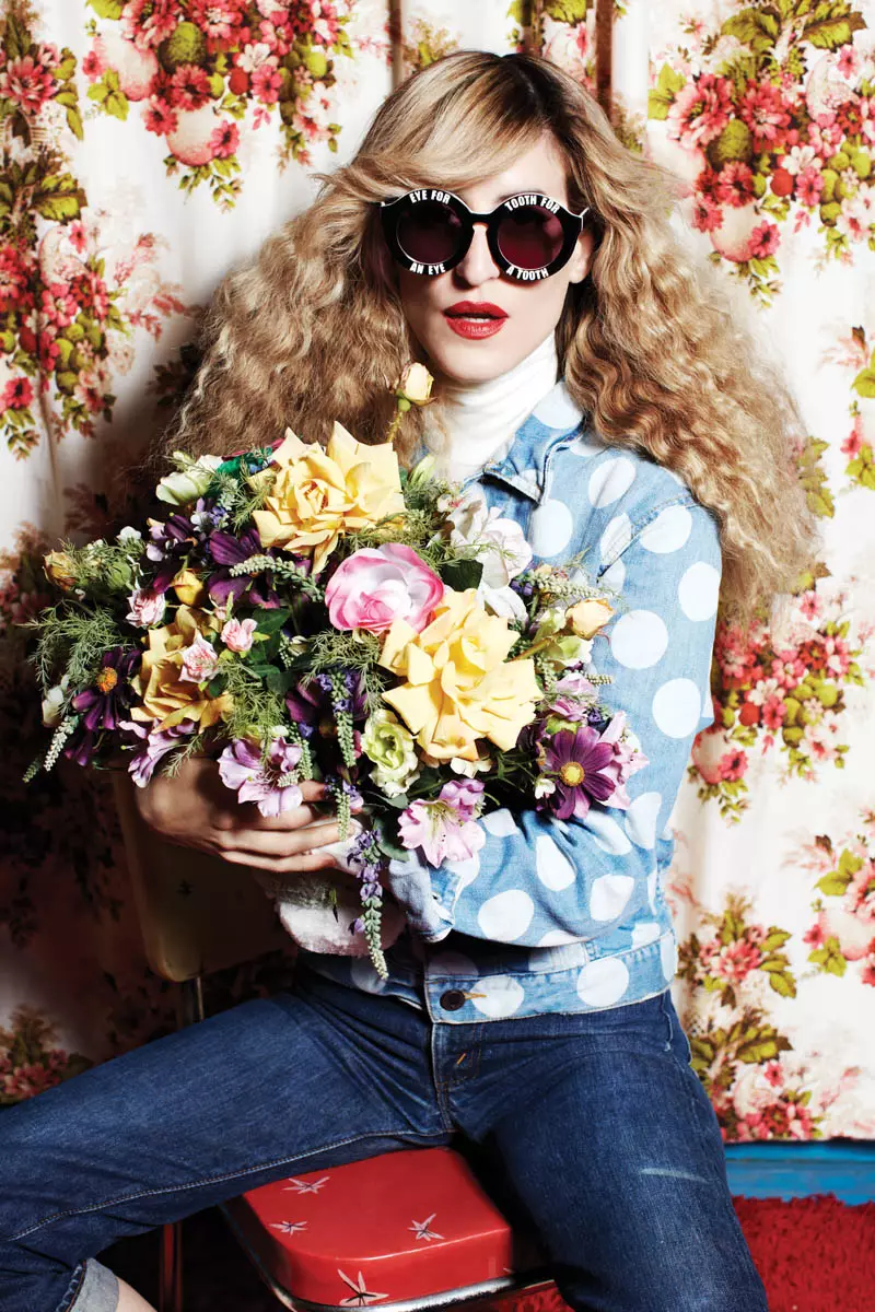 Ioanna Gika Stars nan 70's Enspire, House of Holland Spring 2013 Kanpay Lunettes