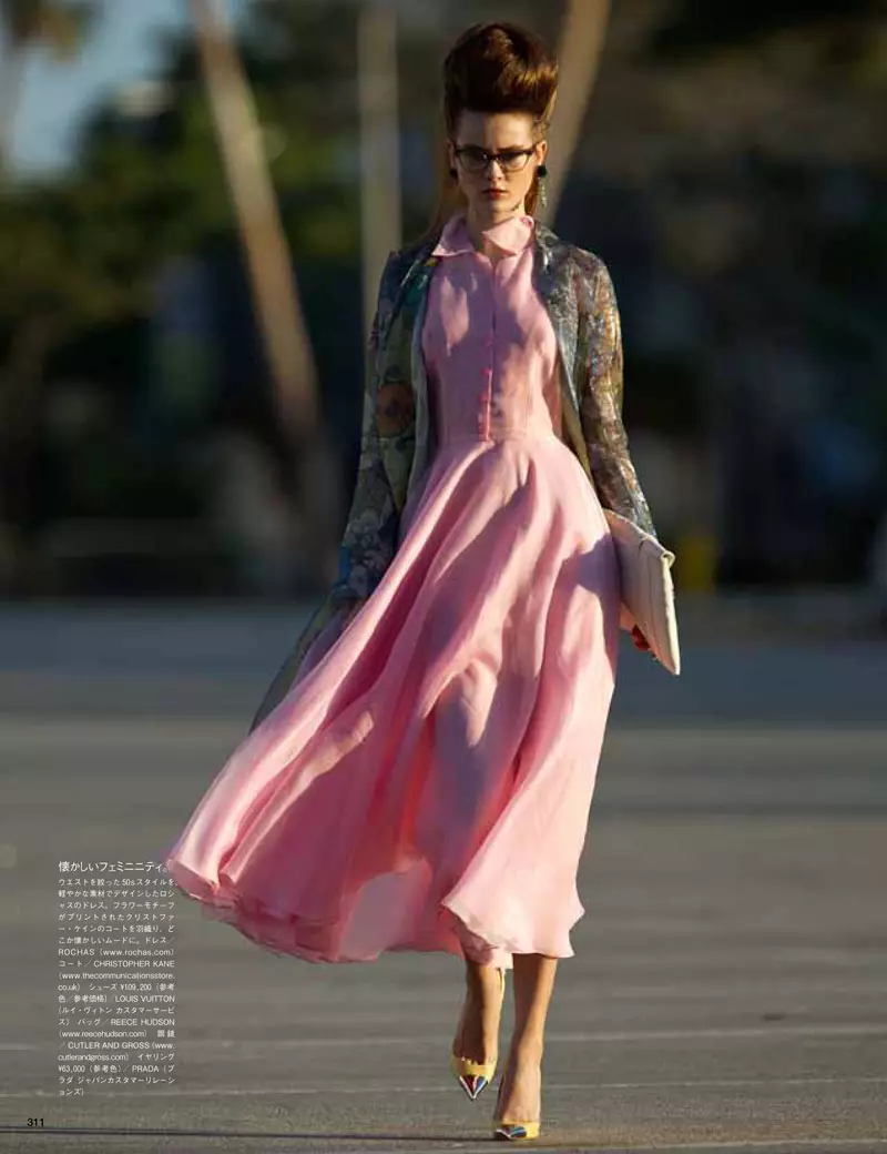 Jac Jagaciak פון Hans Feurer פֿאַר Vogue Japan אפריל 2012