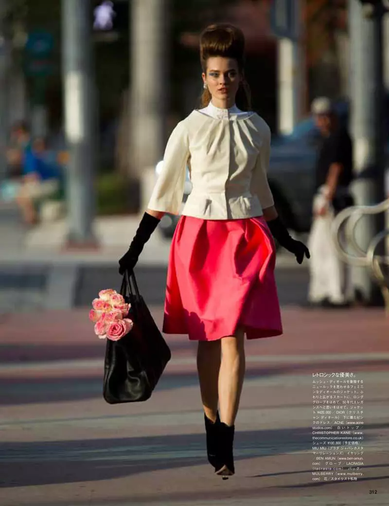 Jac Jagaciak de Hans Feurer per a Vogue Japó, abril de 2012