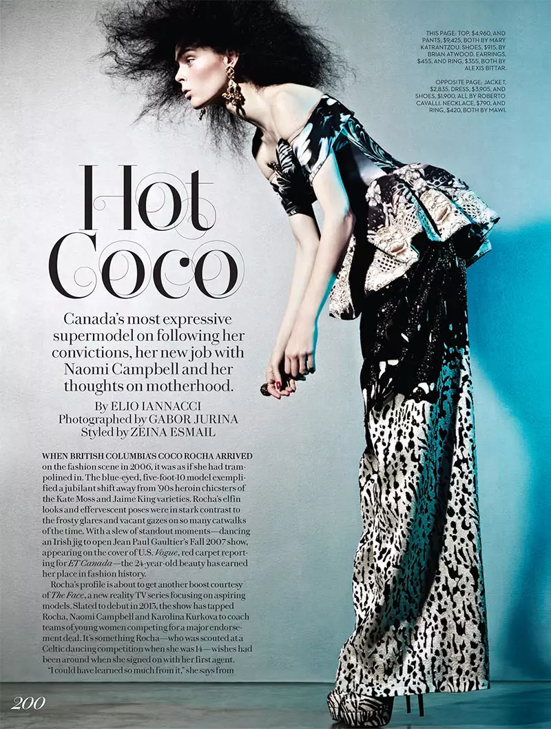 Coco Rocha berichtet über die Winterausgabe 2013 von Fashion Canada