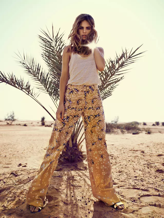 Milou Sluis es una princesa del desierto para Eurowoman Junio 2013 por Jonas Bie