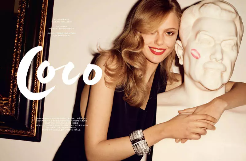 Frida Gustavsson Stars am Cover Magazin Abrëllsausgab