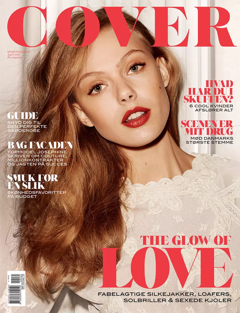 Frida Gustavsson Cover jurnalının aprel sayında baş roldadır