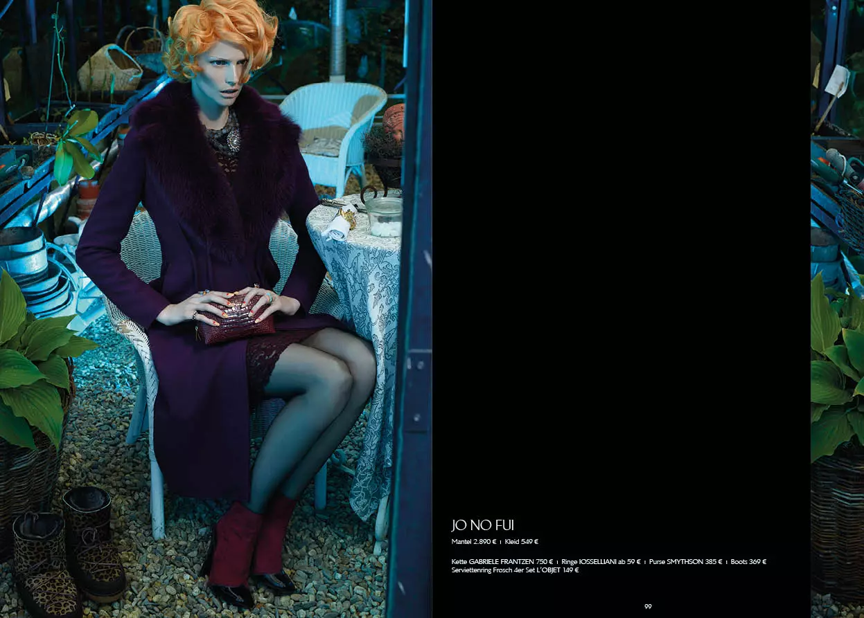 Katrin Thormann Models Garden Style para sa Apropos Journal F/W 2013