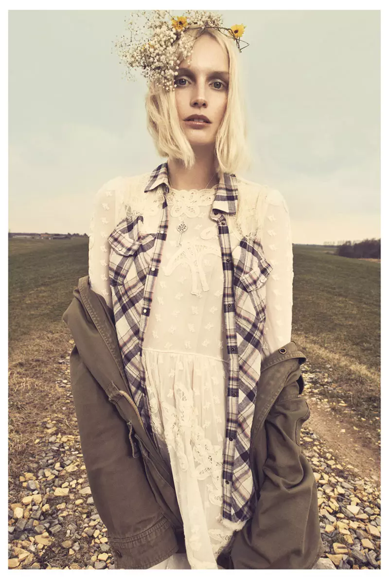 Franzi Mueller & Katrin Thormann Model the New Grunge for Gala by Alexx and Anton