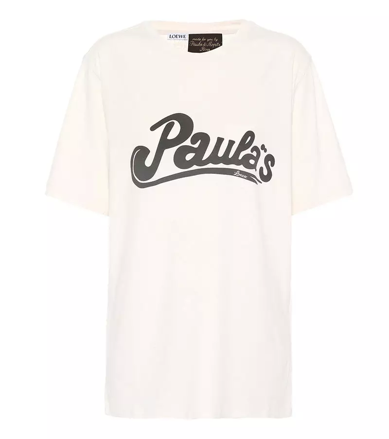 Loewe x Paula Ibiza Ti a tẹ Owu Silk T-shirt $305