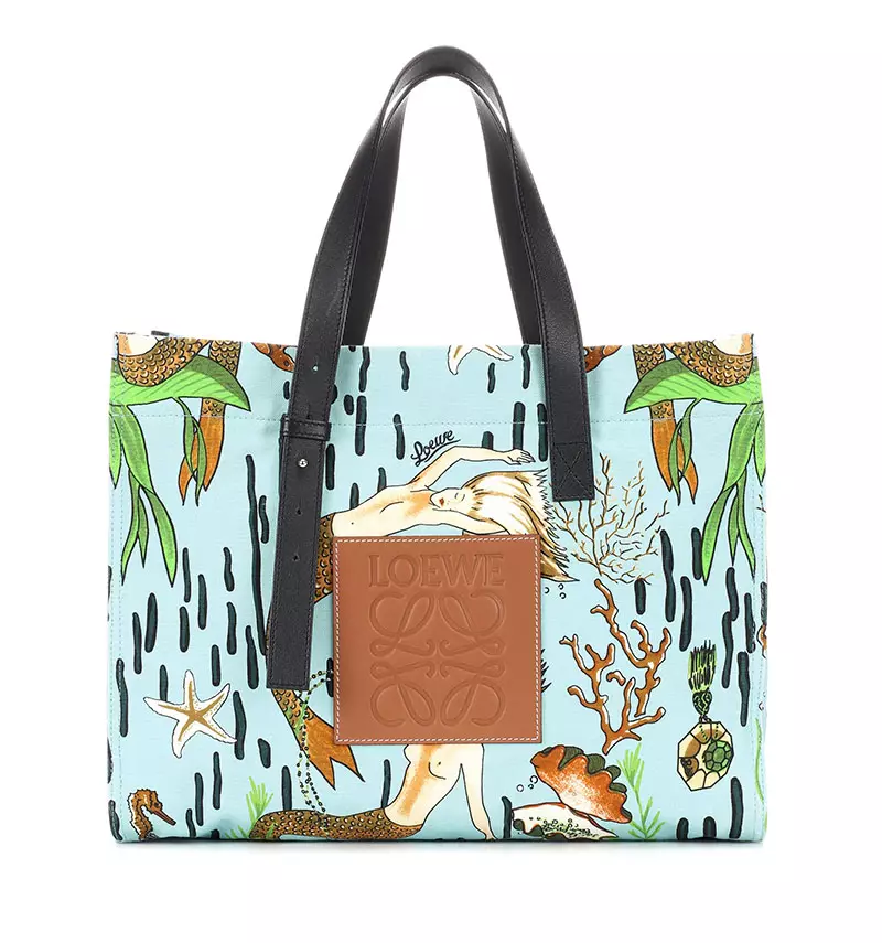 Loewe x Paula's Ibiza Mermaid Small Tote Bag $ 750