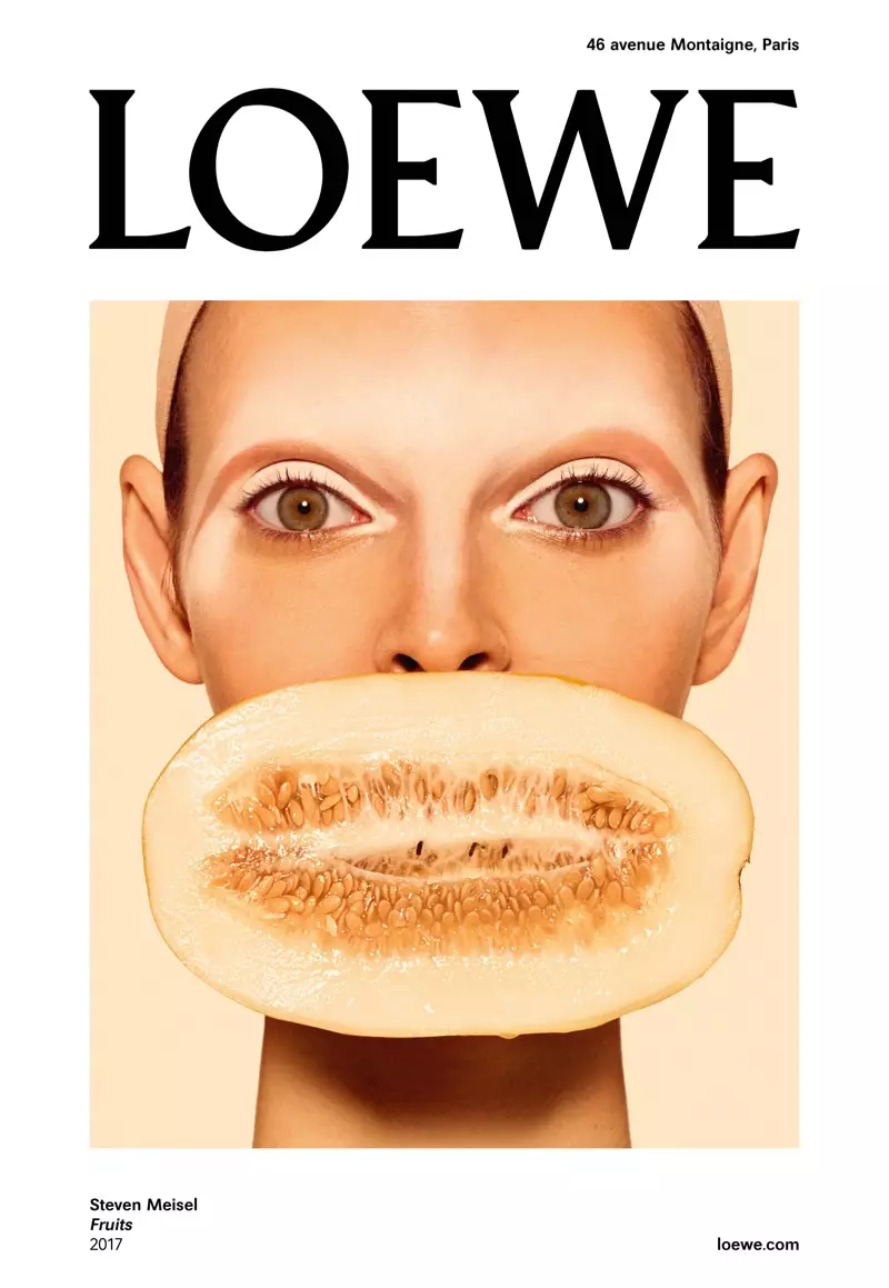 Steven Meisel LOEWE 'Fruits' yaz 2018 kampaniyasının fotoşəkillərini çəkir