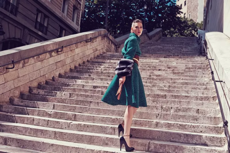 Sarah Emilia je pařížská elegance pro Marie Claire China od Dennisona Bertrama