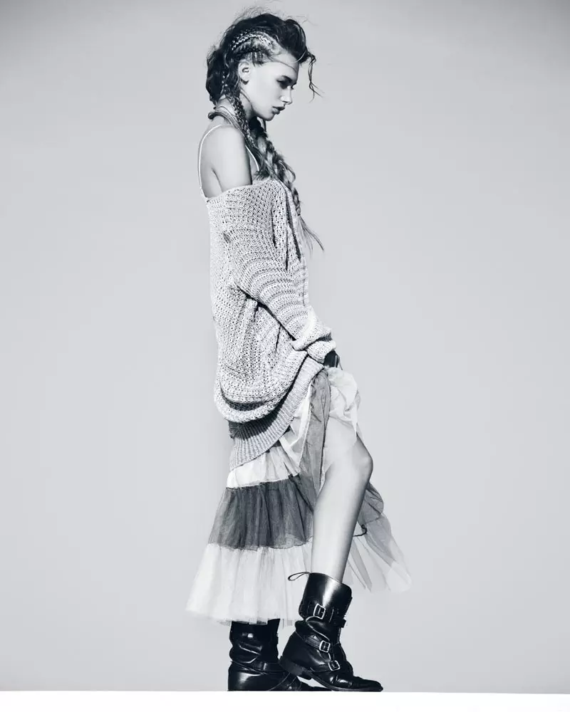 Mona Johannesson per Free People Dicembre 2011 Catalogo di Enric Galceran