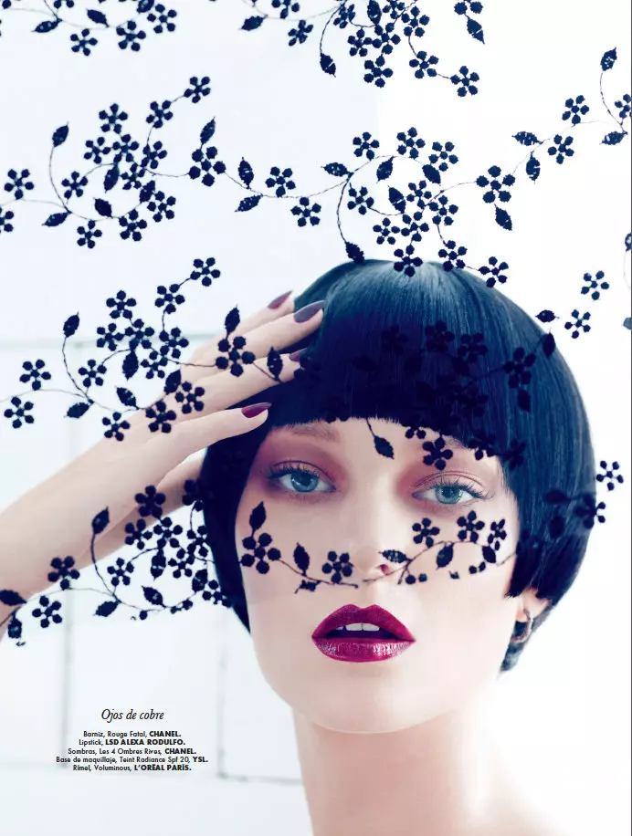 Emre Guven Lenses Romantic Fall Beauty for Elle Mexico október 2012