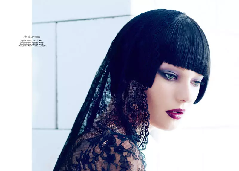 Emre Guven Lenses Romantic Fall Beauty per Elle Mexico ottobre 2012