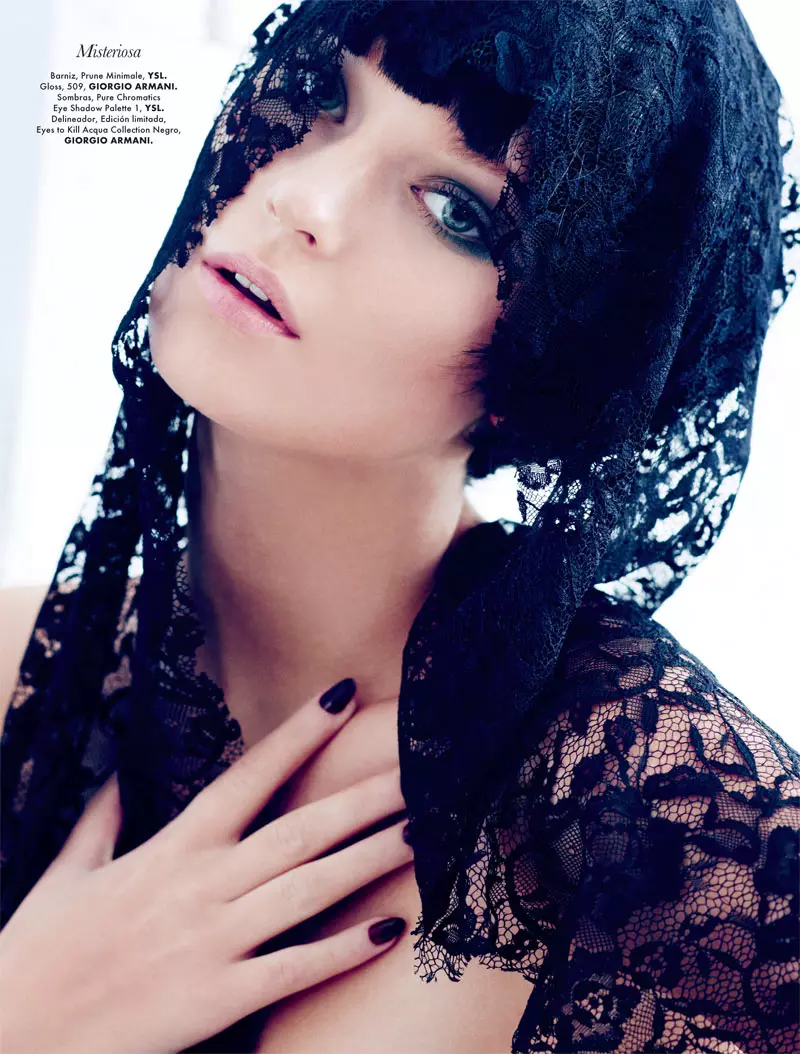 Emre Guven Lenses Romantic Fall Beauty para sa Elle Mexico Oktubre 2012