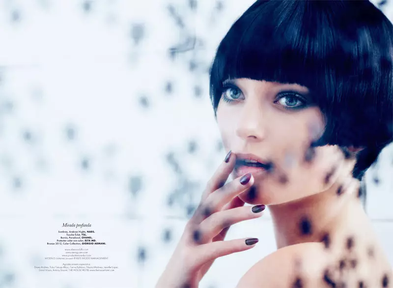 Emre Guven Lenses Romantic Fall Beauty za Elle Mexico oktober 2012