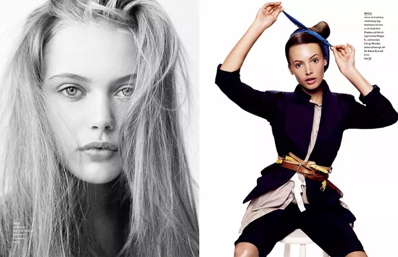 Frida Gustavsson ve Mona Johannesson, Hasse Nielsen tarafından yazılan Bon #55 Winter 2010 için