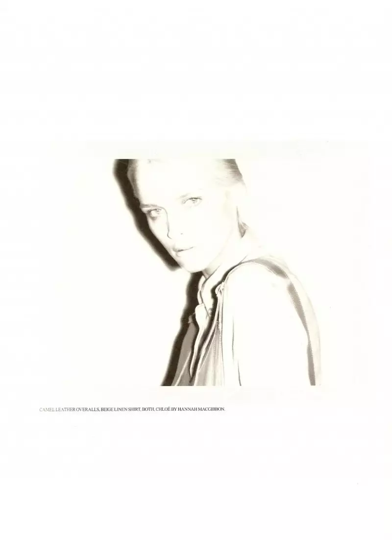 Carmen Kass Ezra Petronio za Self Service spomladi 2010