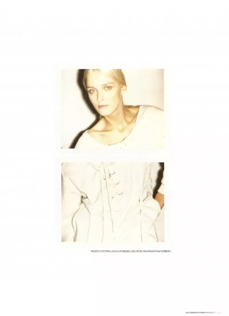 Carmen Kass Ezra Petronio za Self Service spomladi 2010