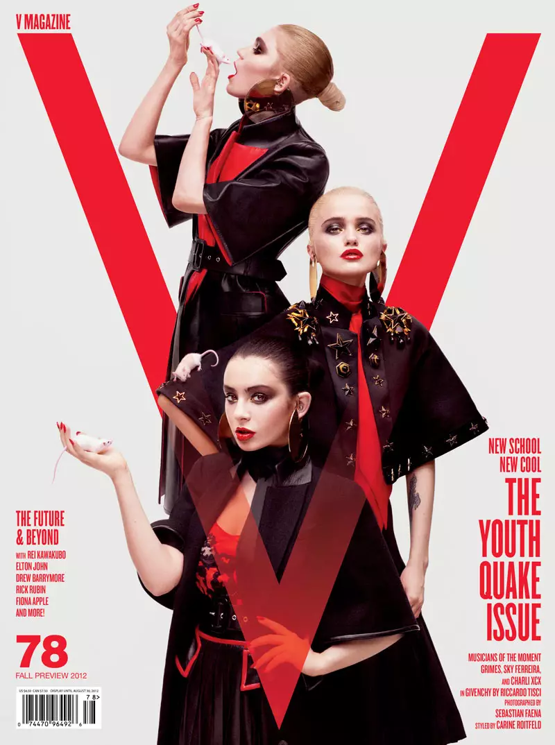 V Magazine klepe na Sky Ferreira, Grimes, Charli XCX a ďalší za „vydanie Youthquake“