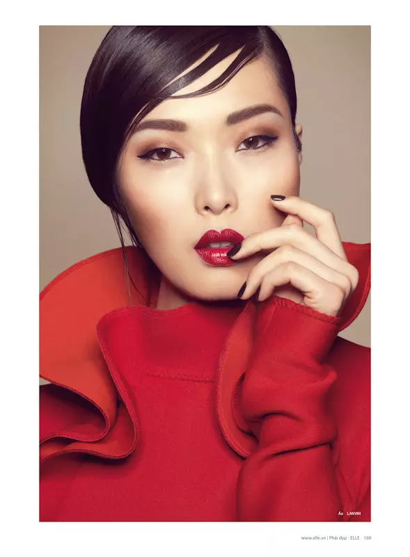 Ο Stockton Johnson Shoots Fall Beauty Looks για το Elle Vietnam Σεπτέμβριος 2012