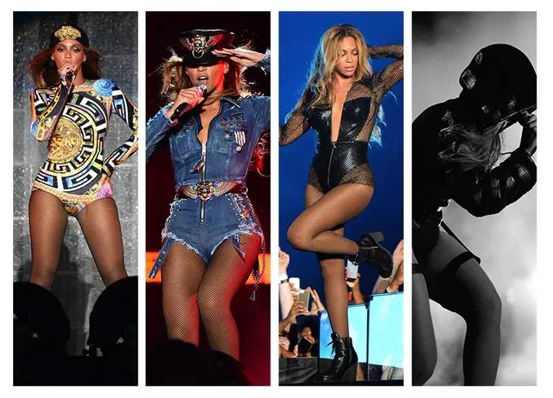 Beyonce On The Orod Tour Designer Costumes