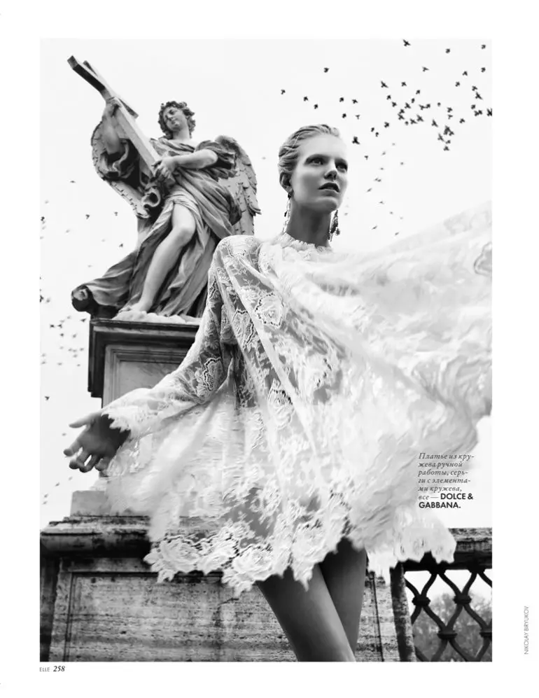 Ragnhild Jevne oleh Nikolay Biryukov untuk Elle Ukraine April 2011