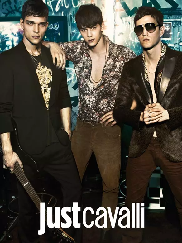 Kendra Spears, Hailey Clauson & Aline Weber Rock Out for Just Cavalli's Fall 2012 Campaign by Giampaolo Sgura