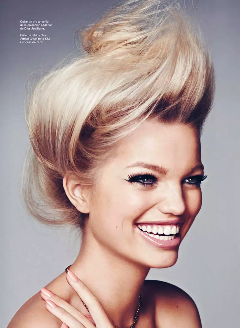 Daphne Groeneveld joacă în Harper's Bazaar Spania aprilie 2013 de Txema Yeste