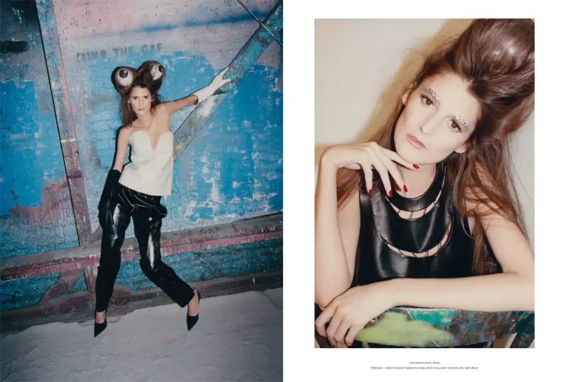 Marie Piovesan ta tafi Punk don Russh's Fabrairu/Maris 2013 Cover Shoot