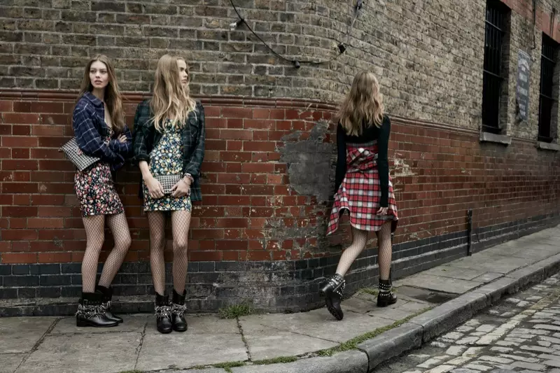 Zara TRF herfst 2013 advertenties Star Ondria Hardin, Kirstin Liljegren & Tilda Lindstam