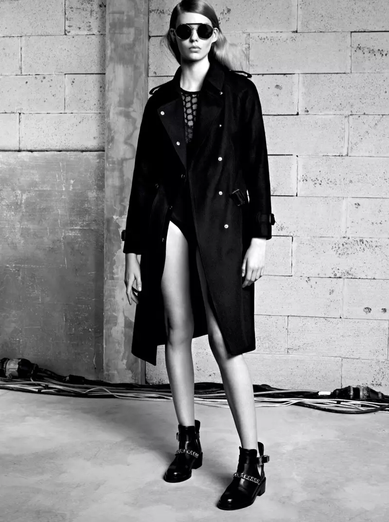 Ondria Hardin Tapped for Sandro Fall/Winter 2013 Lookbook