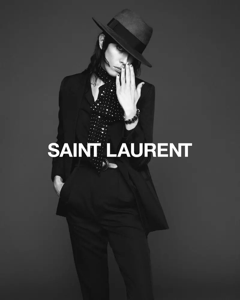 Jamie Bochert akuyenera kukonzekera kampeni ya Saint Laurent kugwa kwa 2019