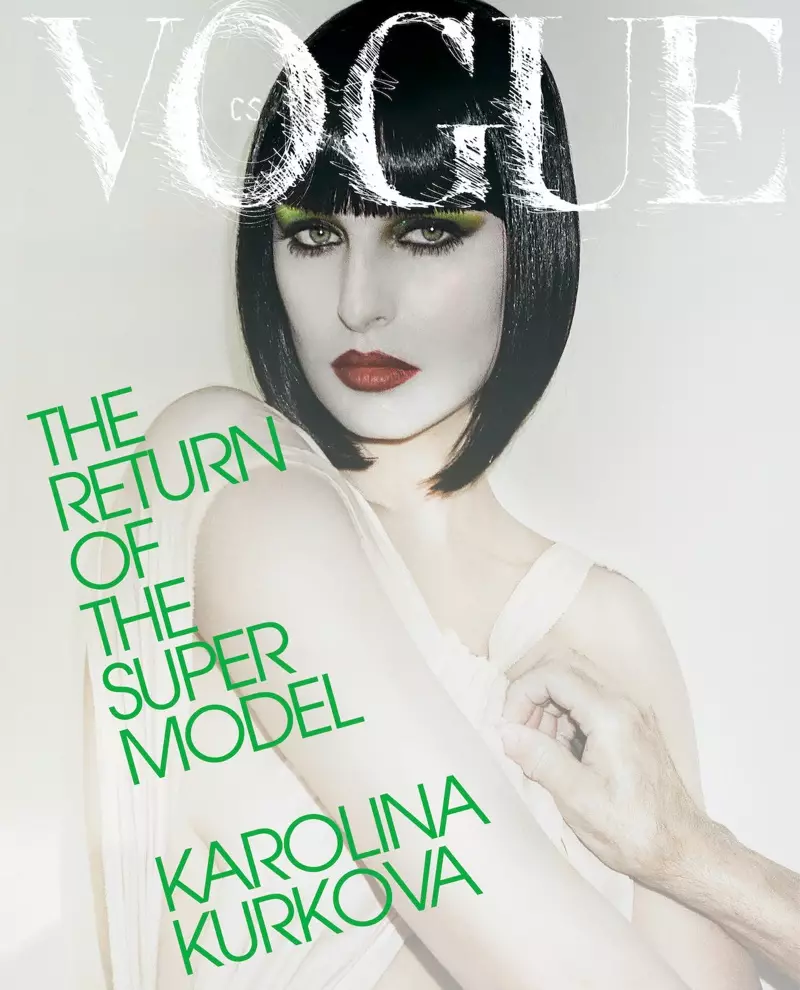 Η Karolina Kurkova μεταδίδει Iconic Styles για τη Vogue Τσεχοσλοβακίας