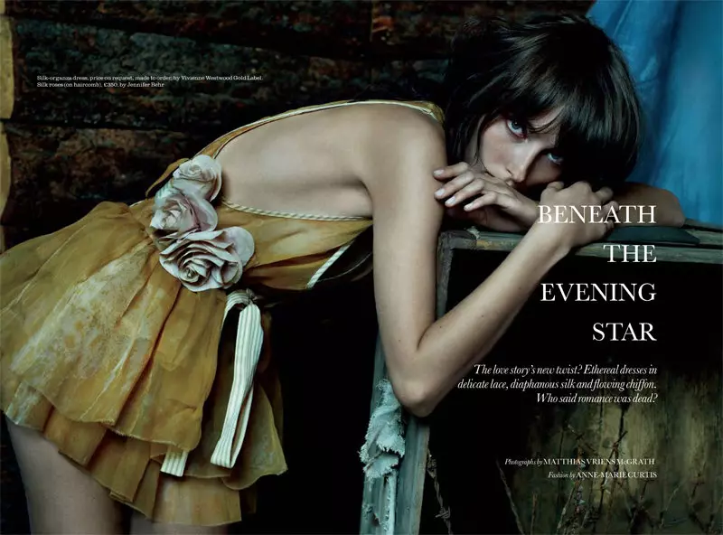 Iekeliene Stange de Matthias Vriens-McGrath por Elle UK marto 2011