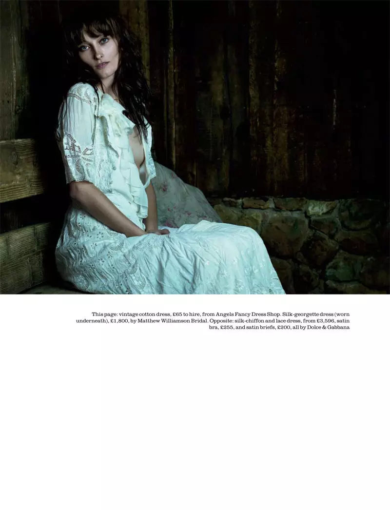 Iekeliene Stange ni Matthias Vriens-McGrath para sa Elle UK Marso 2011